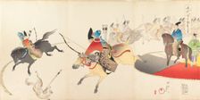 Chiyoda Castle (Album of Men), 1897., 1897. Creator: Chikanobu Yoshu