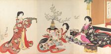 Chiyoda Castle (Album of Women), 1895., 1895. Creator: Chikanobu Yoshu