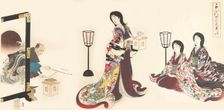 Chiyoda Castle (Album of Women), 1895., 1895. Creator: Chikanobu Yoshu