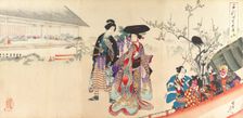 Chiyoda Castle (Album of Women), 1895., 1895. Creator: Chikanobu Yoshu