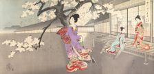 Chiyoda Castle (Album of Women), 1895., 1895. Creator: Chikanobu Yoshu
