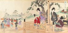 Chiyoda Castle (Album of Women), 1895., 1895. Creator: Chikanobu Yoshu