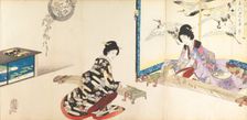 Chiyoda Castle (Album of Women), 1895., 1895. Creator: Chikanobu Yoshu