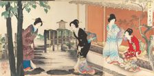 Chiyoda Castle (Album of Women), 1895., 1895. Creator: Chikanobu Yoshu