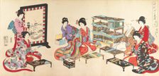 Chiyoda Castle (Album of Women), 1895., 1895. Creator: Chikanobu Yoshu