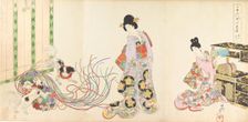 Chiyoda Castle (Album of Women), 1895., 1895. Creator: Chikanobu Yoshu