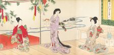Chiyoda Castle (Album of Women), 1895., 1895. Creator: Chikanobu Yoshu