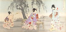 Chiyoda Castle (Album of Women), 1895., 1895. Creator: Chikanobu Yoshu