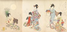 Chiyoda Castle (Album of Women), 1895., 1895. Creator: Chikanobu Yoshu
