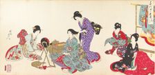 Chiyoda Castle (Album of Women), 1895., 1895. Creator: Chikanobu Yoshu