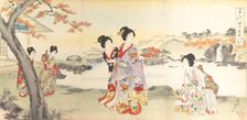 Chiyoda Castle (Album of Women), 1895., 1895. Creator: Chikanobu Yoshu