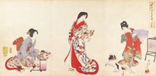 Chiyoda Castle (Album of Women), 1895., 1895. Creator: Chikanobu Yoshu