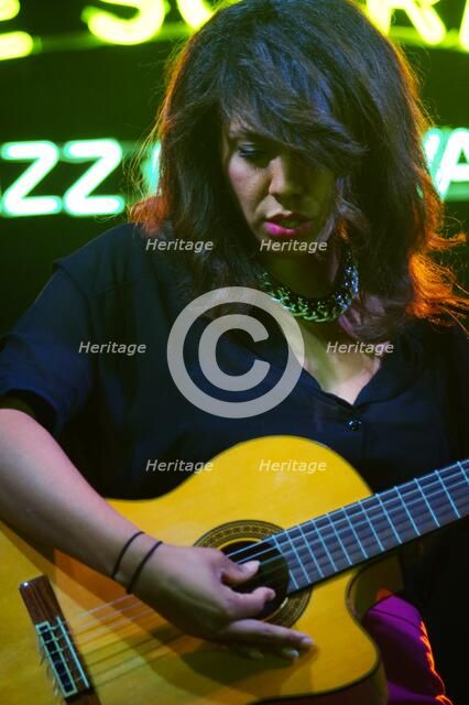 Chloe Charles, Love Supreme Jazz Festival, Glynde Place, East Sussex, 2014. Artist: Brian O'Connor.