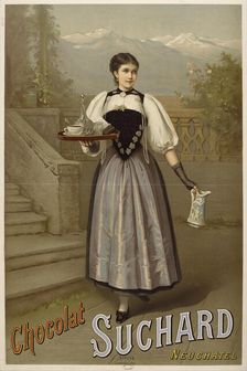 Chocolat Suchard, 1890. Creator: Anonymous