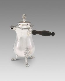 Chocolate or Coffee Pot, 1837/52. Creator: Jehu & William L. Ward