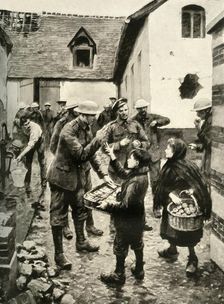 Chocolate and Apples Behind the British Lines 1917. Creator: Unknown