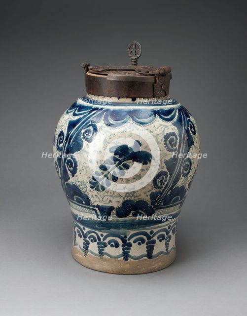 Chocolate Jar with Iron-locked Lid, 1725/75. Creator: Unknown.