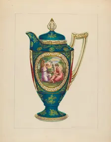 Chocolate Pitcher, c. 1937. Creator: Robert Schuerer