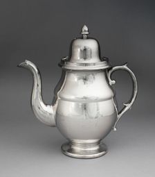 Chocolate Pot, Staffordshire, 1810/20. Creator: Staffordshire Potteries