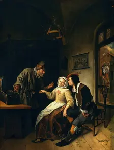 Choice between richness and youth, 1663. Creator: Jan Steen
