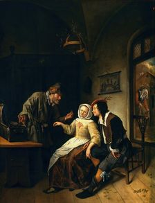 Choice between richness and youth, 1663. Creator: Jan Steen