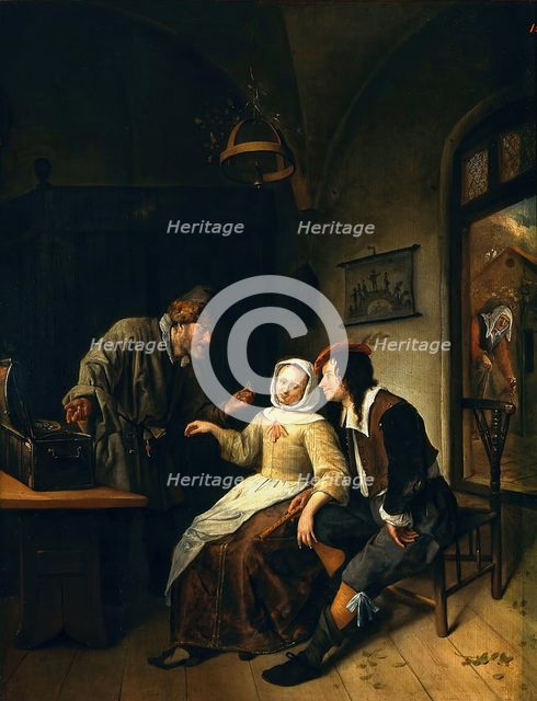 Choice between richness and youth, 1663. Creator: Jan Steen.