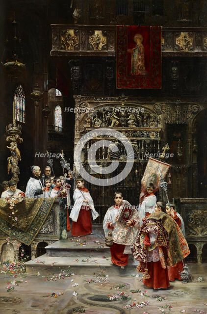 Choir Boys. Artist: Gallegos y Arnosa, José (1859-1917)