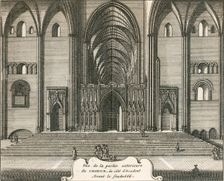 Choir of Old St Paul's Cathedral, City of London, 1707