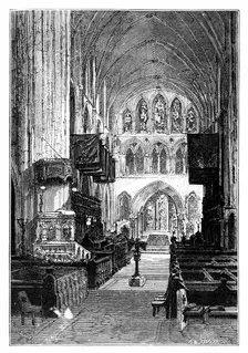 Choir of St Patrick's Cathedral, Dublin, Ireland