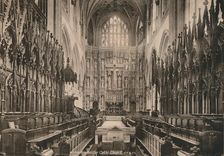 Choir of Winchester Cathedral, Hampshire, early 20th century(?)