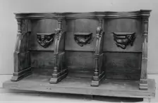 Choir Stall, French, 15th century. Creator: Unknown