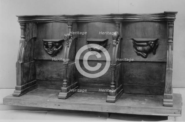 Choir Stall, French, 15th century. Creator: Unknown.