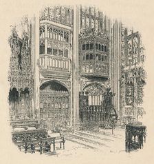 Choir Stalls and Royal Closet, St. George's Chapel 1895