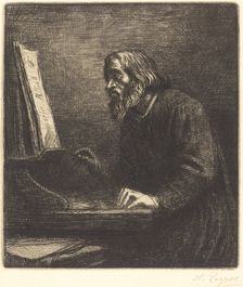 Choirmaster (Le maitre de chapelle). Creator: Alphonse Legros