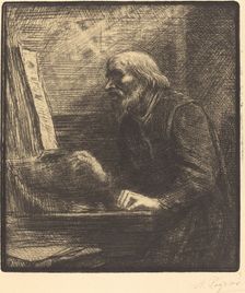 Choirmaster (Le maitre de chapelle). Creator: Alphonse Legros