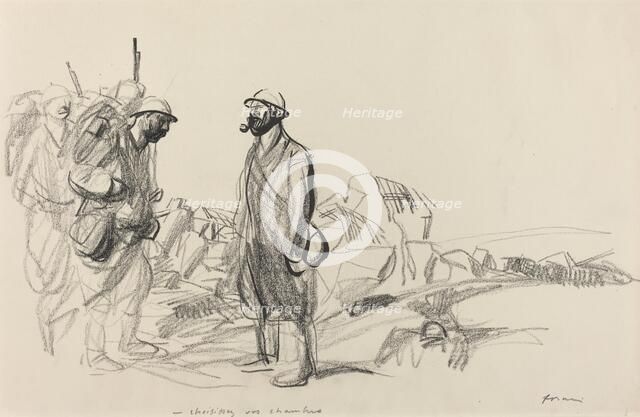 Choisissez vos chambres, c. 1914/1919. Creator: Jean Louis Forain.