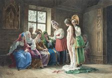 Choosing a Bride, Early 19th cen.. Creator: Roberti, Roberto (1786-1837)