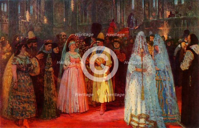 'Choosing the Tsar's Bride', 1884, (1965).  Creator: Il'ya Repin.
