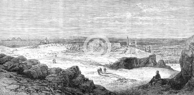 Cholera Camp of the 79th Regiment (Cameron Highlanders) on the Mokattam Heights, Cairo, 1883. Creator: Unknown.