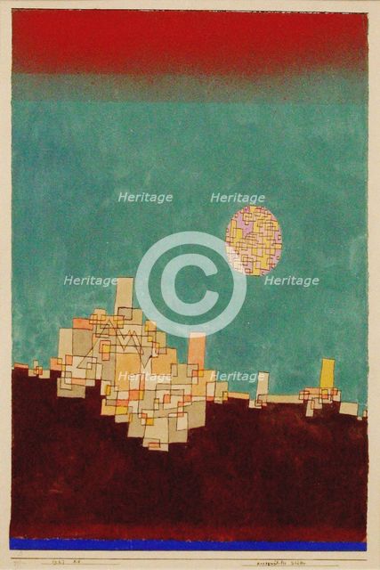 Chosen site, 1927. Creator: Klee, Paul (1879-1940).