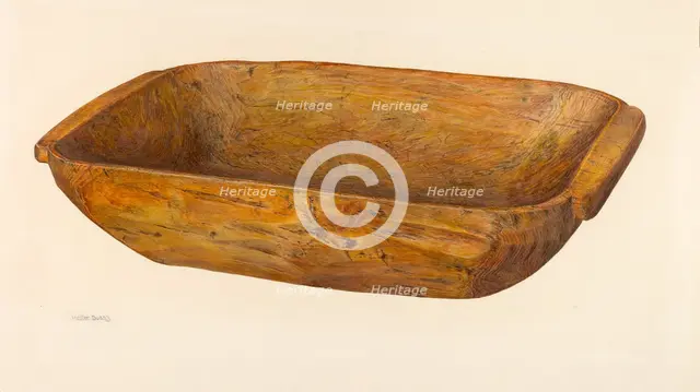 Chopping Bowl, c. 1941. Creator: Hester Duany.