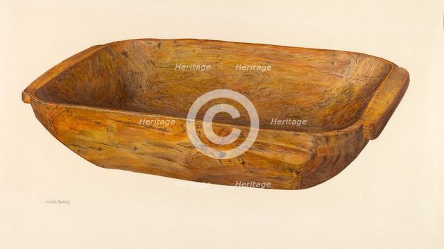 Chopping Bowl, c. 1941. Creator: Hester Duany.