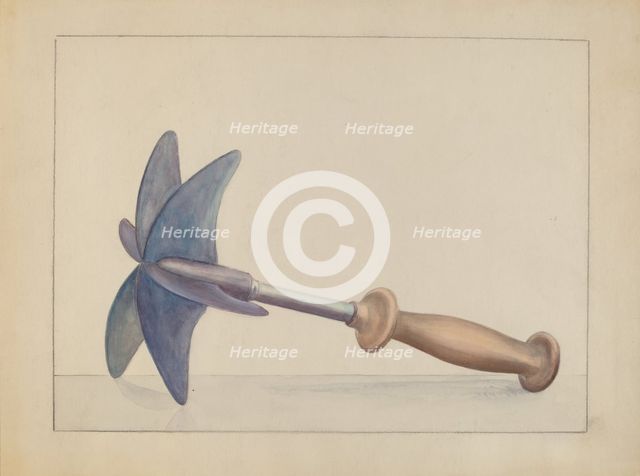 Chopping Knife, 1935/1942. Creator: Hester Duany.