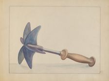 Chopping Knife, 1935/1942. Creator: Hester Duany