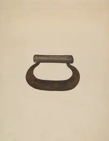 Chopping Knife, c. 1937. Creator: Walter Praefke