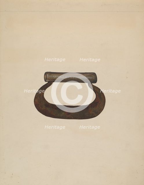 Chopping Knife, c. 1937. Creator: Walter Praefke.