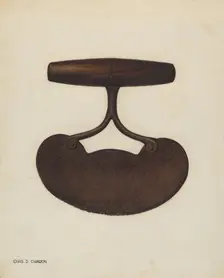 Chopping Knife, c. 1940. Creator: Charles Charon