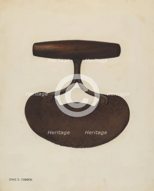 Chopping Knife, c. 1940. Creator: Charles Charon.