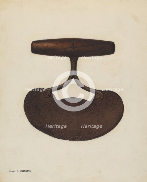 Chopping Knife, c. 1940. Creator: Charles Charon.