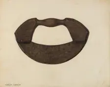 Chopping Knife, c. 1940. Creator: Charles Charon